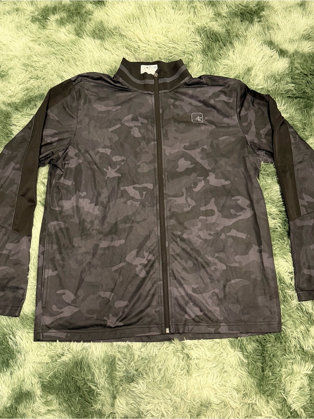 Men's Black Camo AND1 Full-Zip Jacket